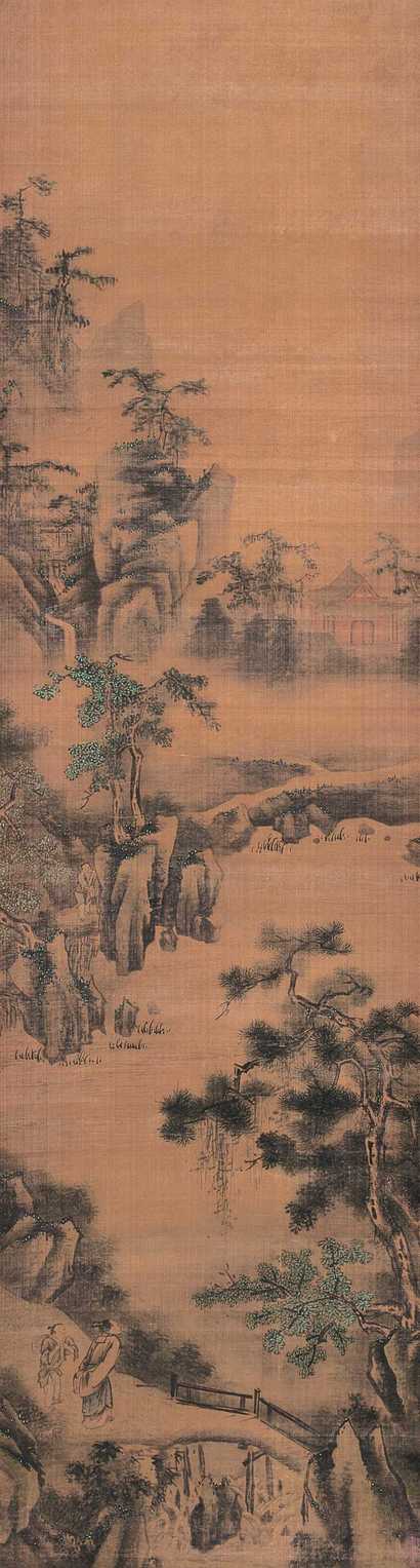佚名 山水 立轴